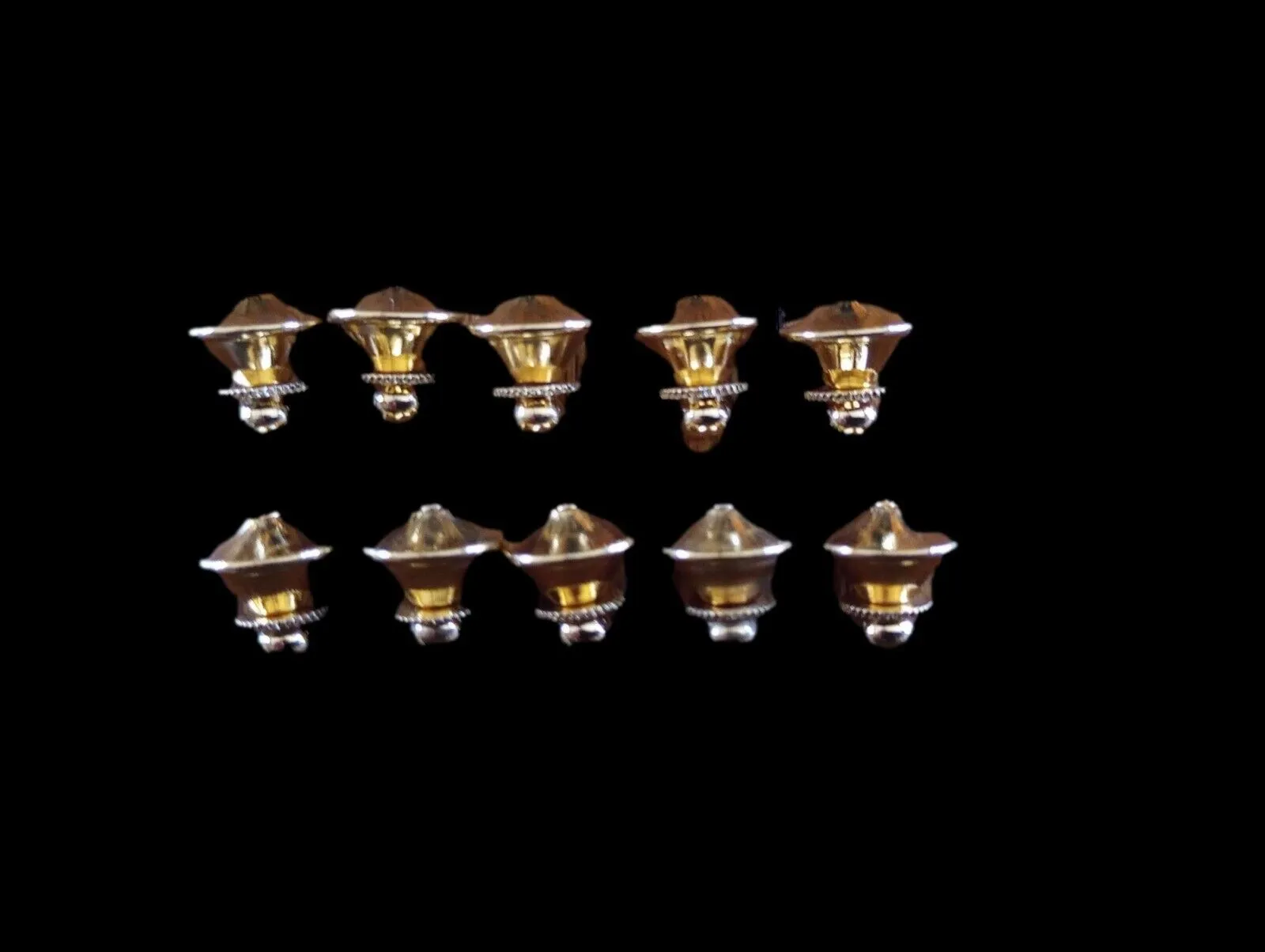 100 JEWELRY CLUTCH BACKS TIE TACS LAPEL HAT PINS SECURE LOCKING BADGE CLASP