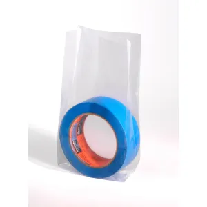 18" x 14" x 36" x 1.5 mil Clear Eco-Manufactured Plastic Side-Gusseted Bags (Case of 250)