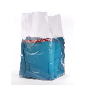 18" x 14" x 36" x 2 mil Clear Eco-Manufactured Plastic Side-Gusseted Bags (Case of 250)