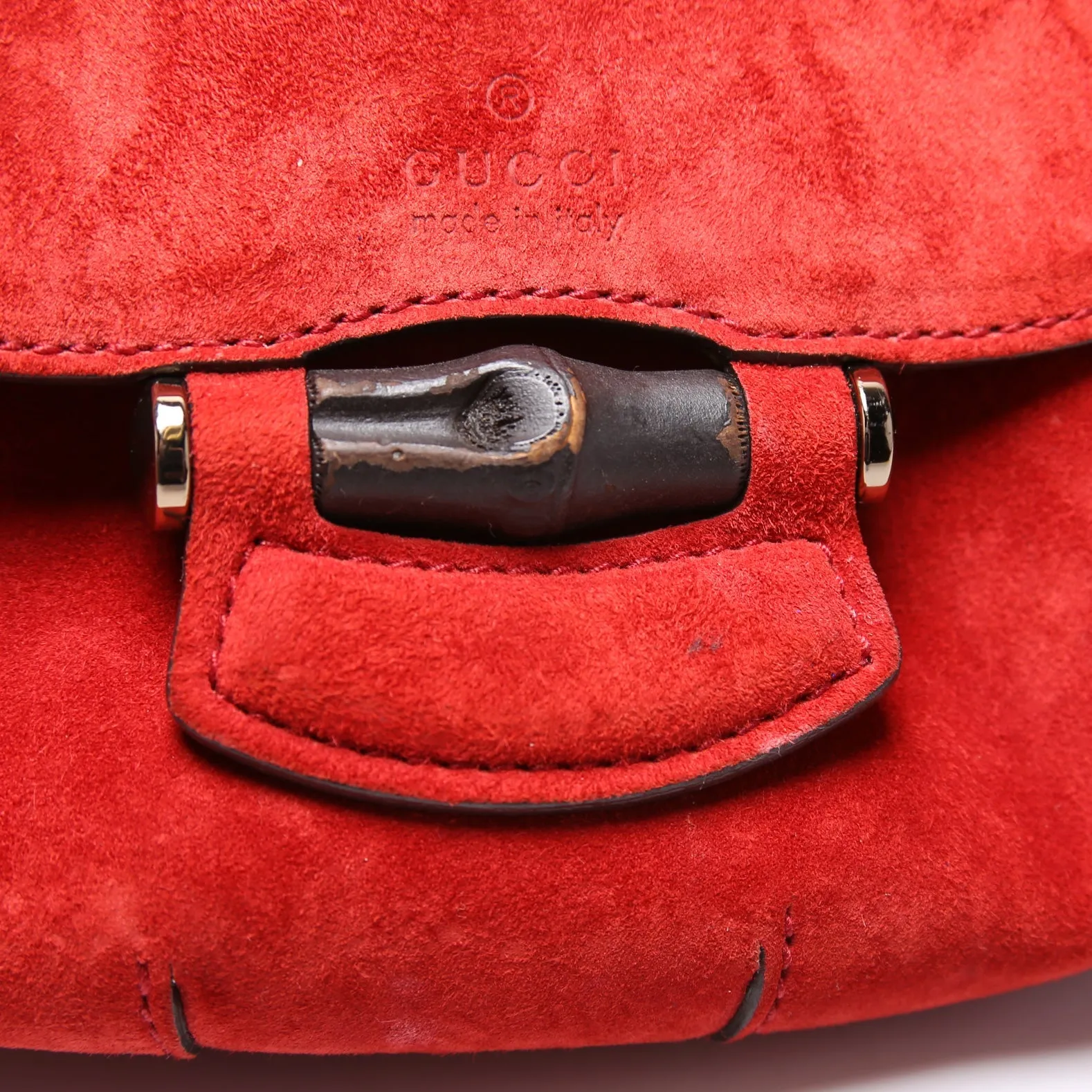 347100 Suede Nouveau Fringe Small Shoulder Bag