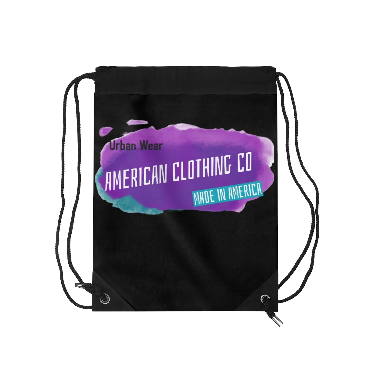 Drawstring Bag ( American Clothing Company Black )