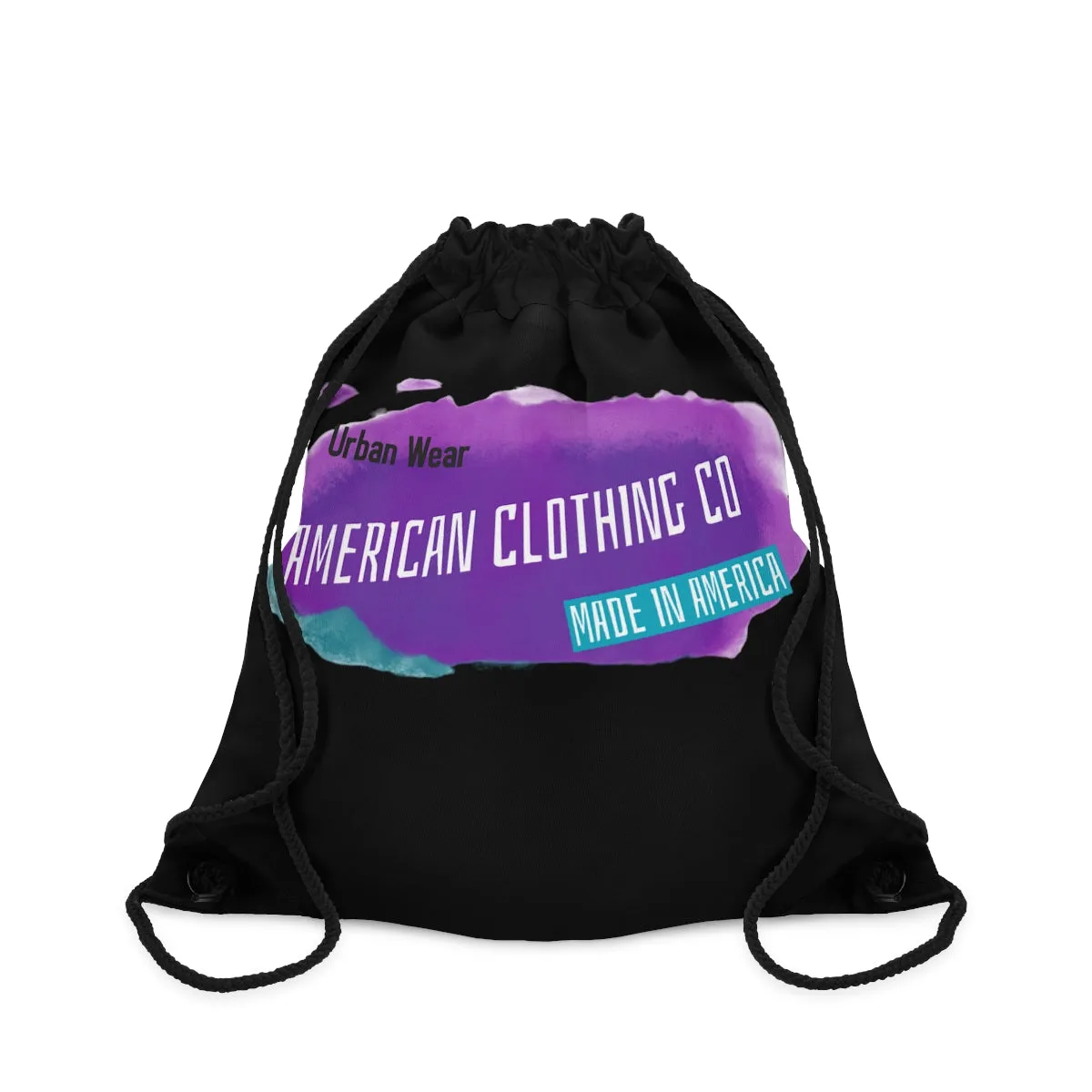 Drawstring Bag ( American Clothing Company Black )