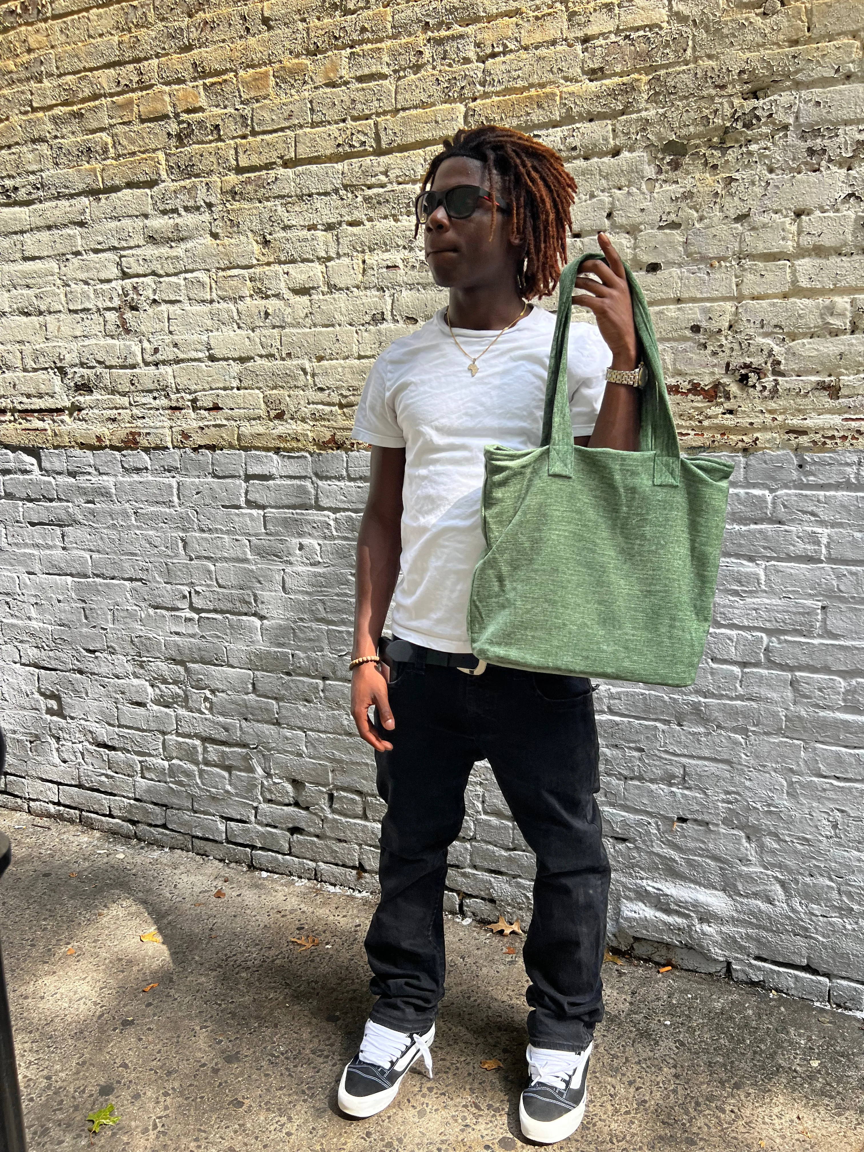 Green Tote Bag