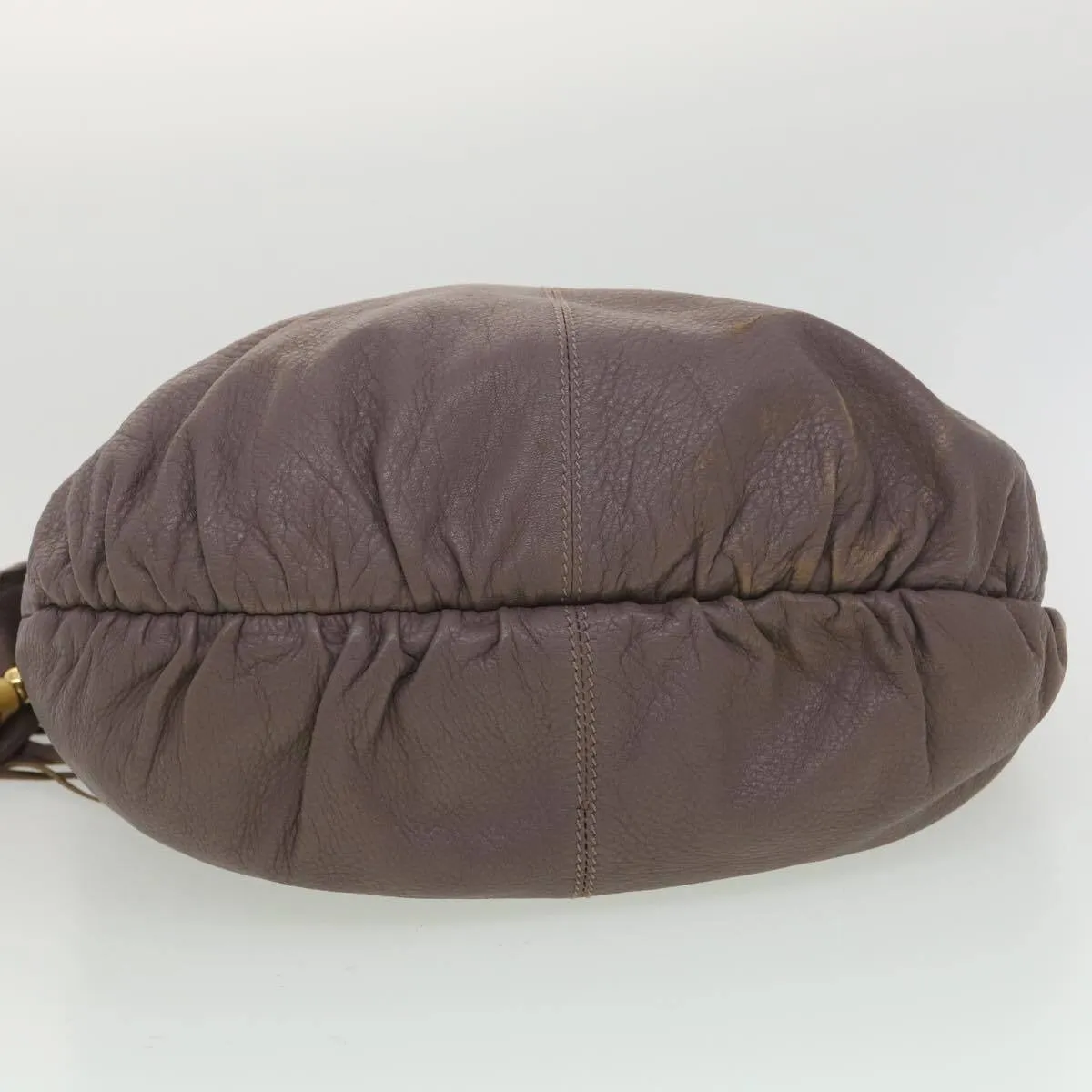 Gucci supple mocha brown leather XL hobo style shoulder bag