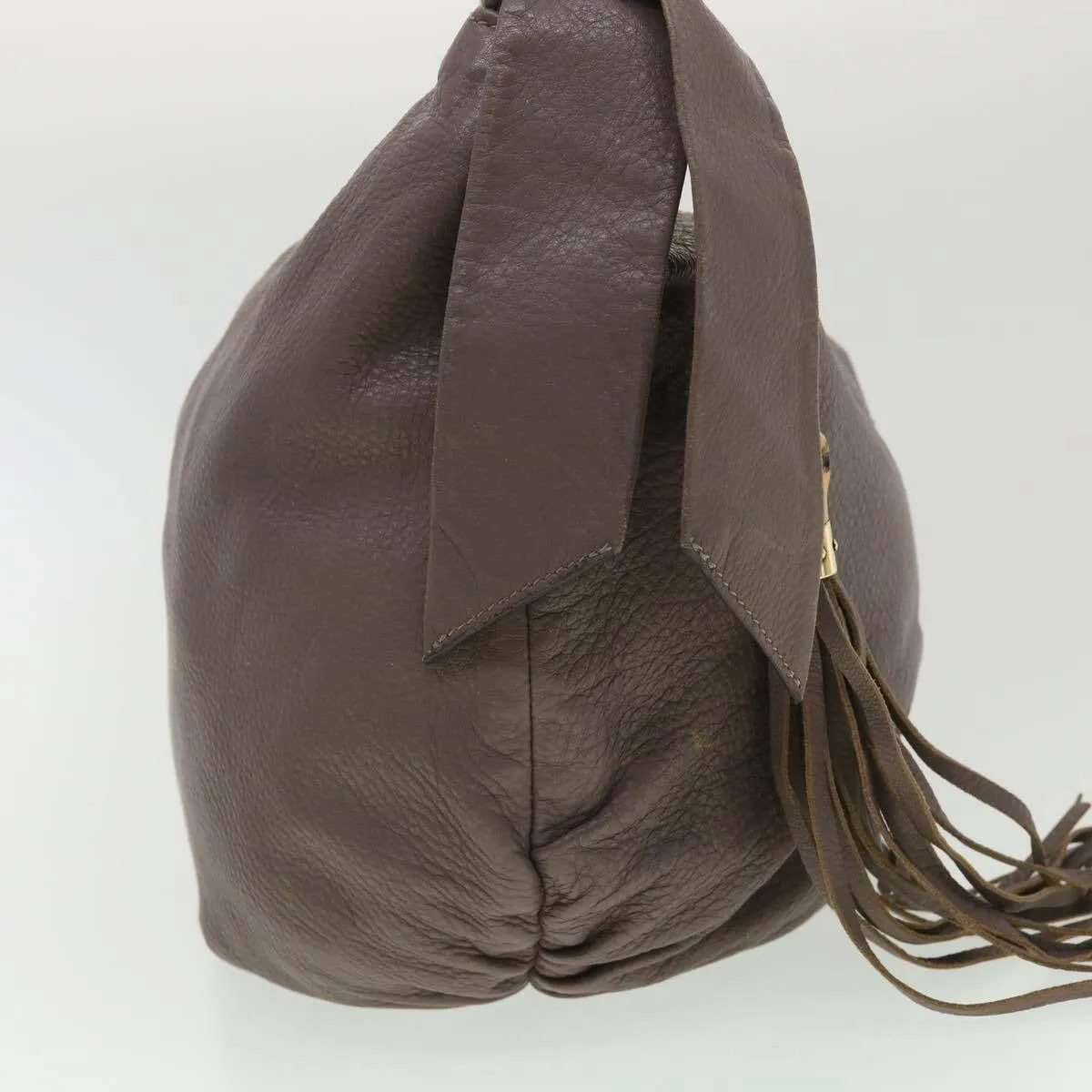 Gucci supple mocha brown leather XL hobo style shoulder bag