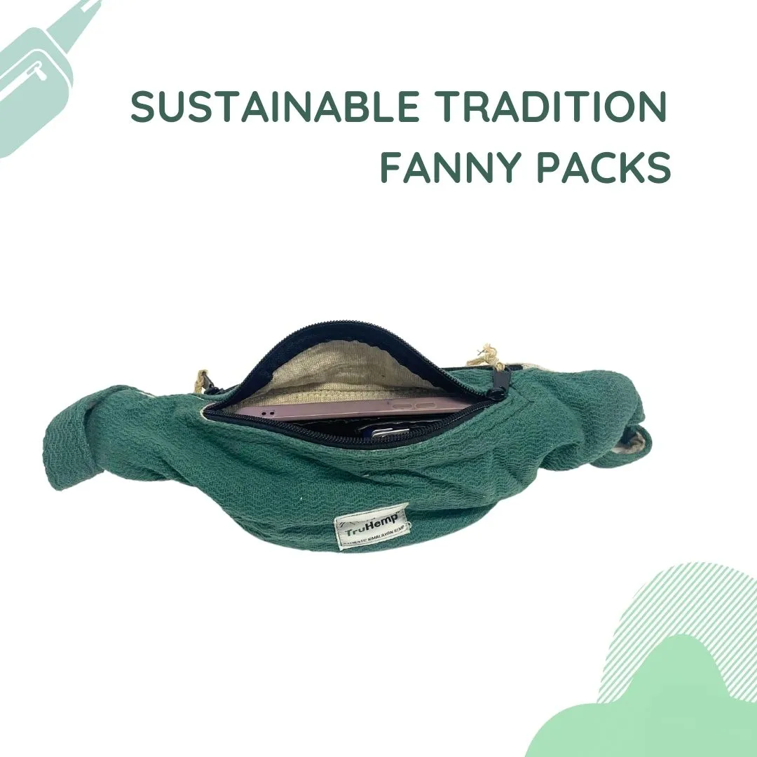Hemp Fanny Pack - Green