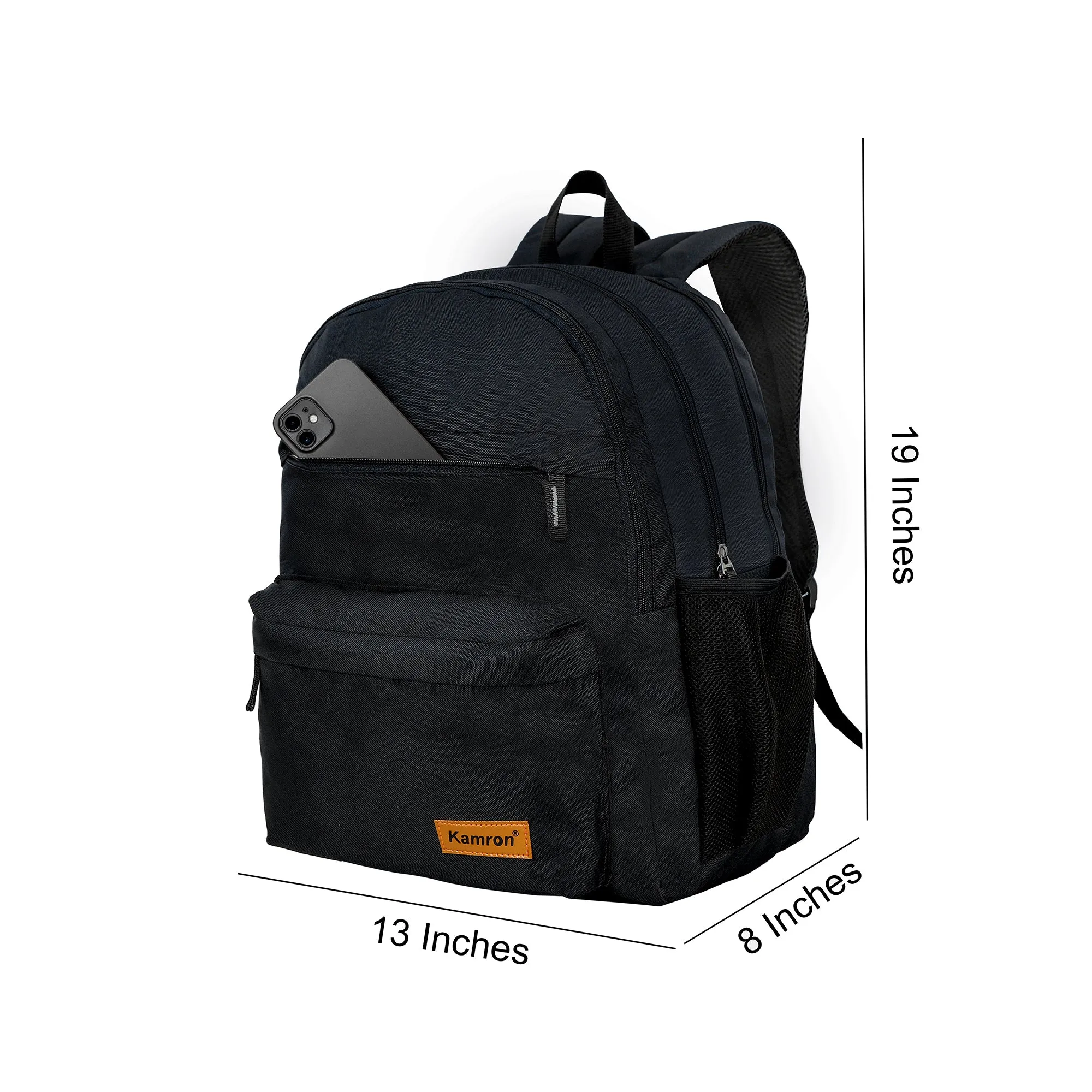 Kamron Series 3 Casual Backpack - 42 ltrs (Black)