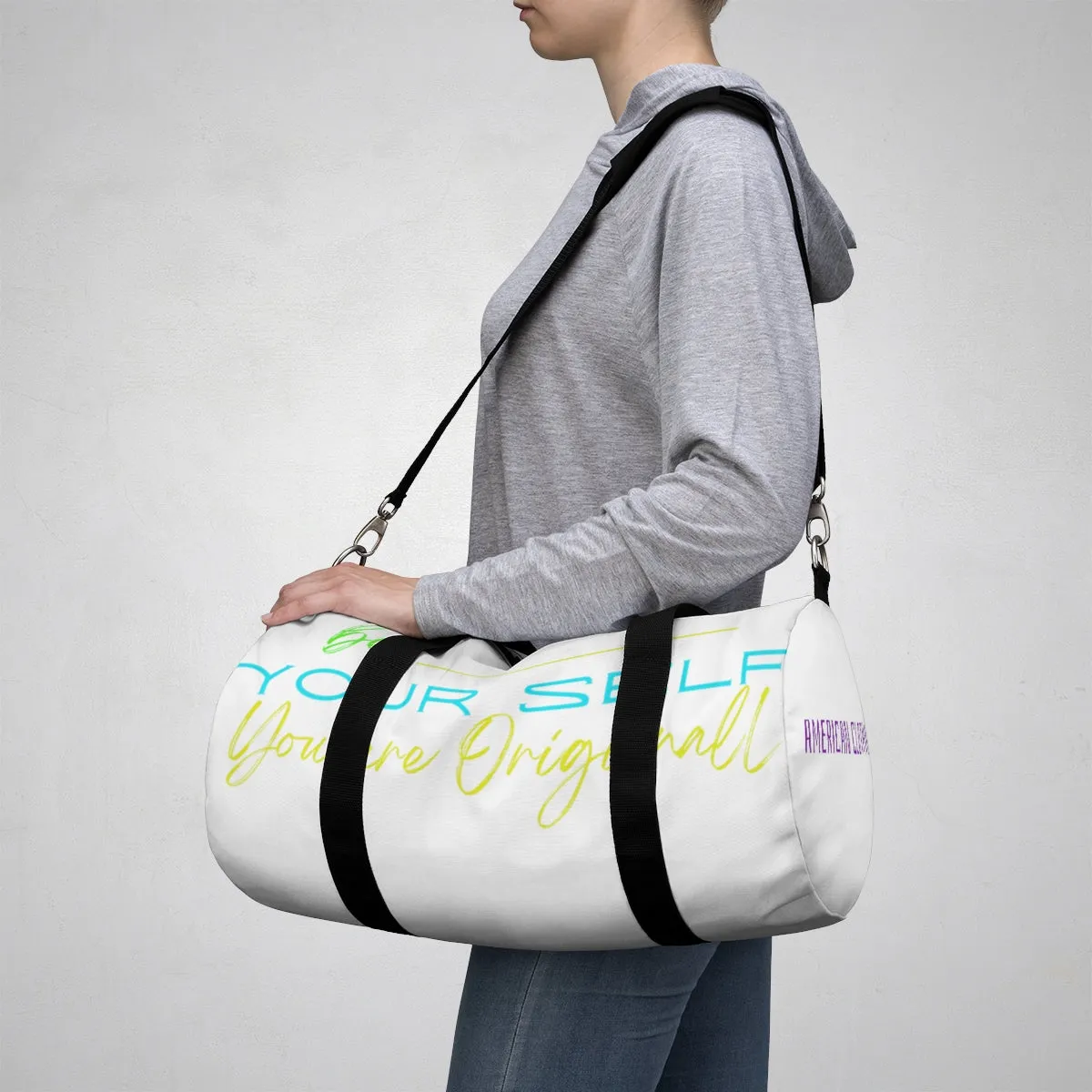 Sports Bag (Be Yourself ) White
