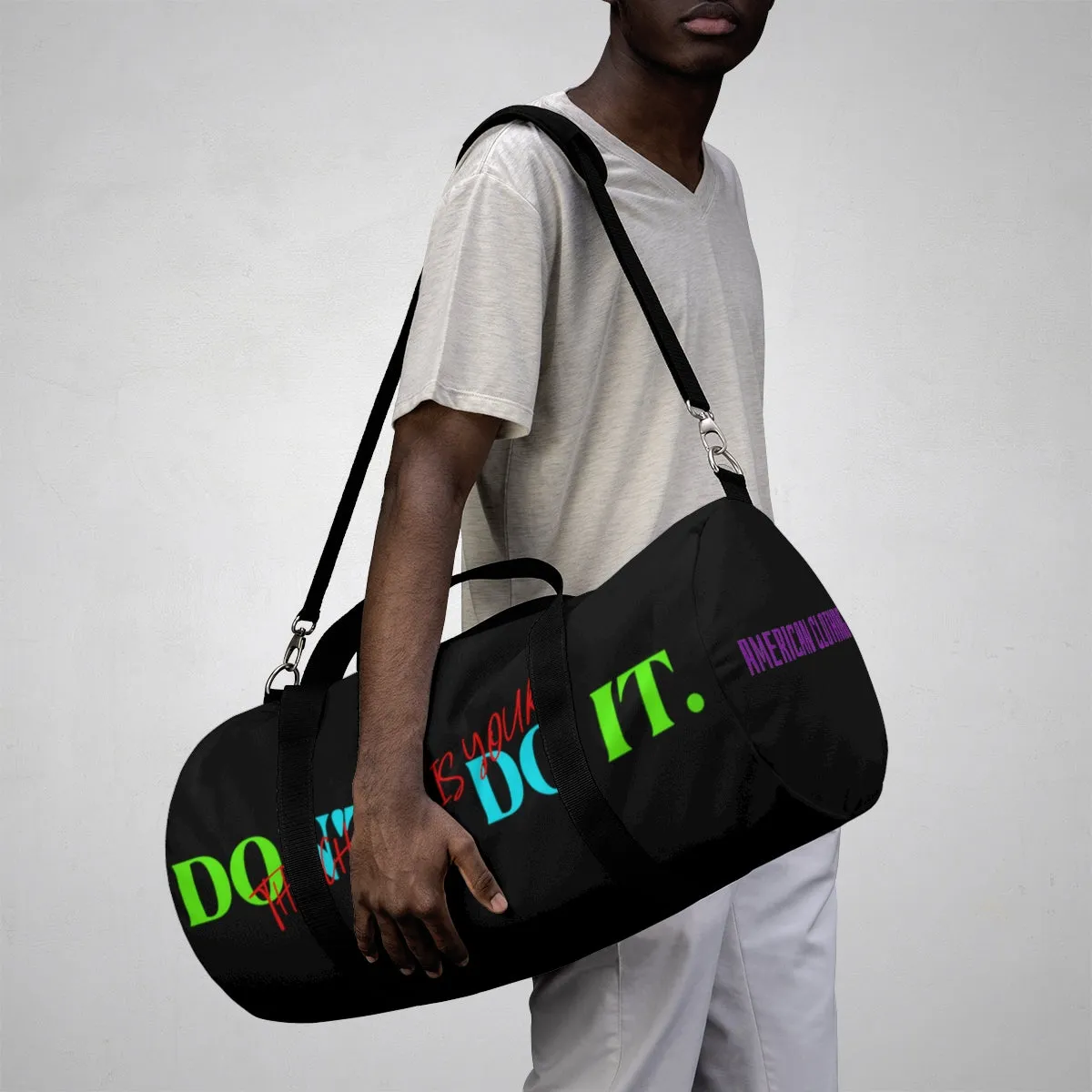 Sports Bag (Do It Don't Do It) Black