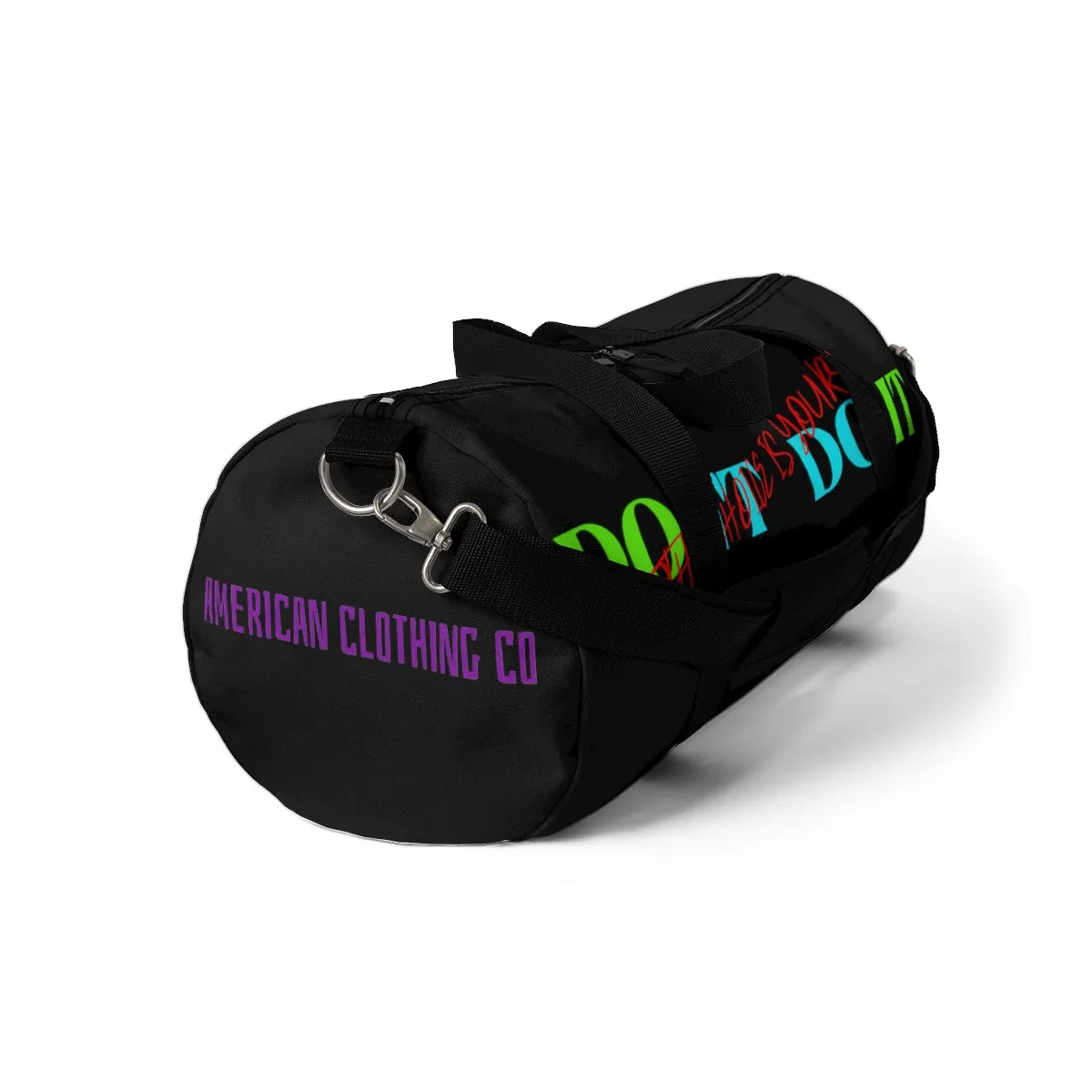 Sports Bag (Do It Don't Do It) Black