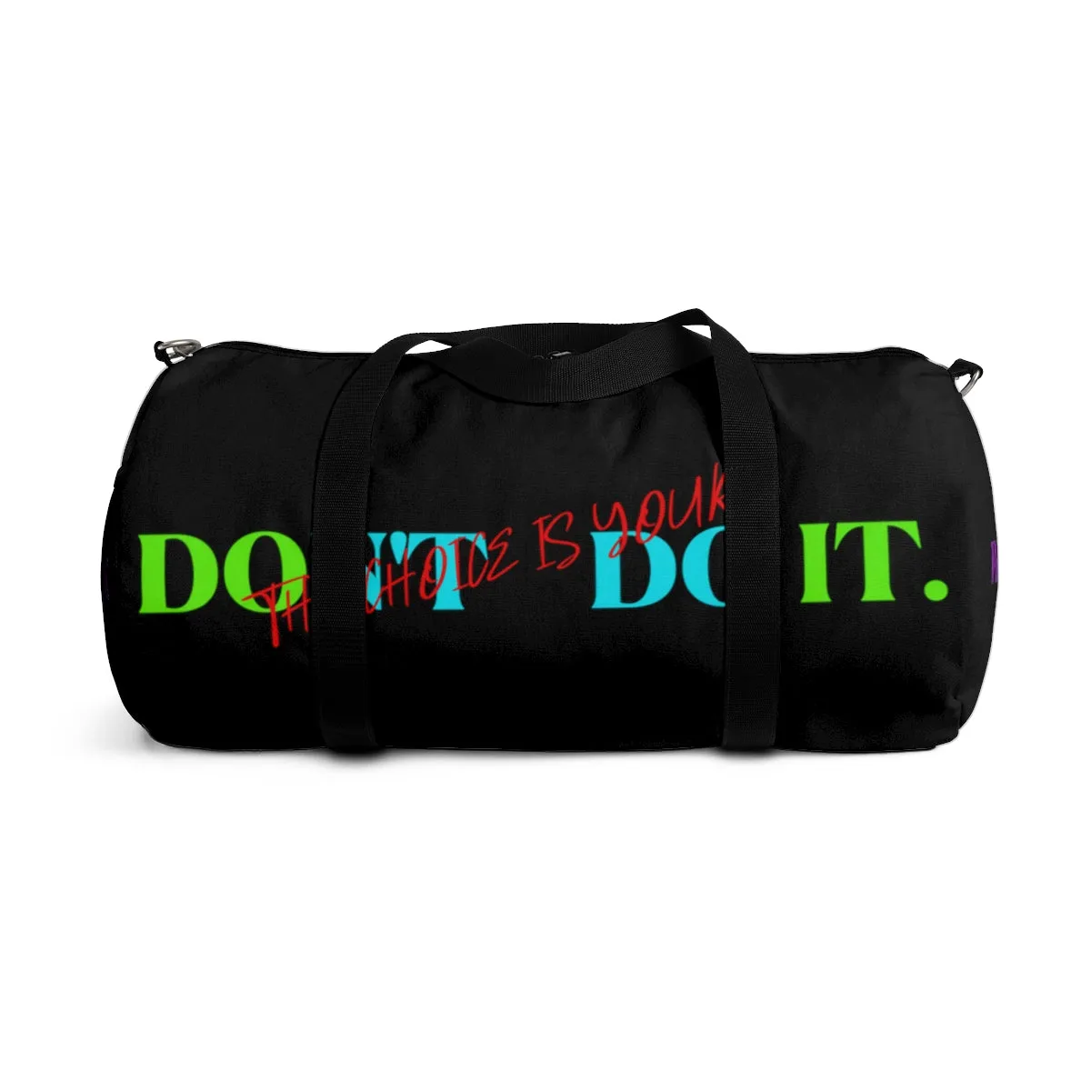 Sports Bag (Do It Don't Do It) Black