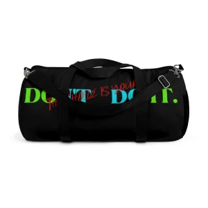 Sports Bag (Do It Don't Do It) Black