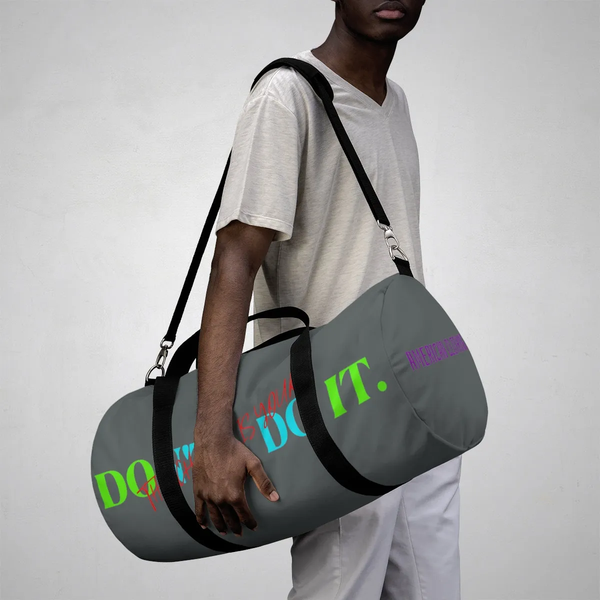 Sports Bag (Do It Don't Do It) Grey