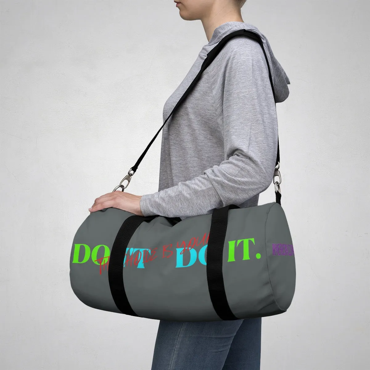 Sports Bag (Do It Don't Do It) Grey