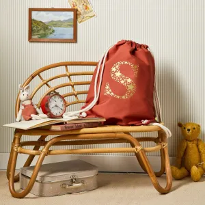 Star Letter Gym Bag - Brick Red