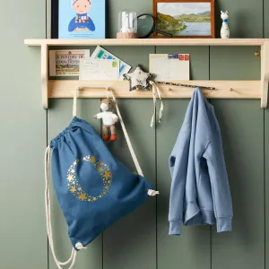 Star Letter Gym Bag - Ocean Blue
