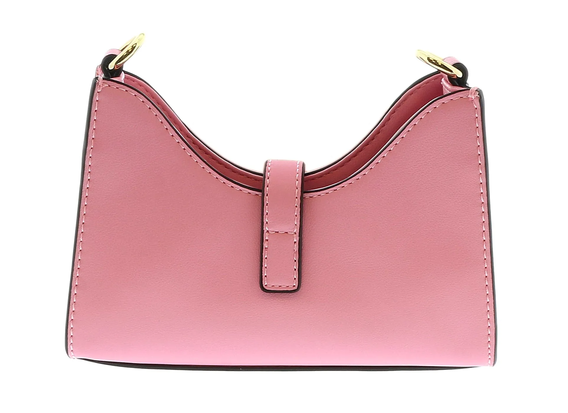 Versace Jeans Couture Baby Pink Small  Baroque Buckle Hobo Bag